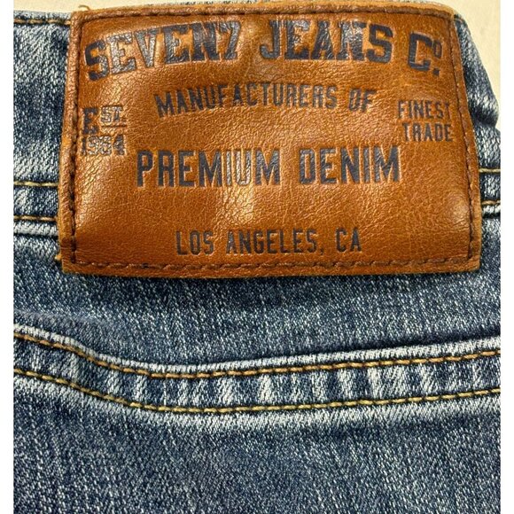 Seven7 Straight Fit Jeans Men's W34 L32 Premium Denim SN1364 - Picture 8 of 12